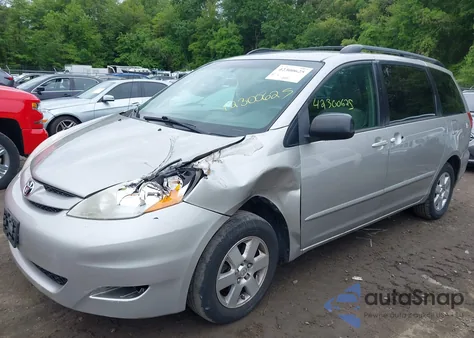 2007 Toyota Sienna Le из США, поврежденный, VIN 5TDZK23C27S098233